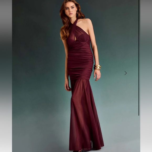 Retrofete Maisie Halterneck Dress in Butter Yellow - Picture 10 of 10